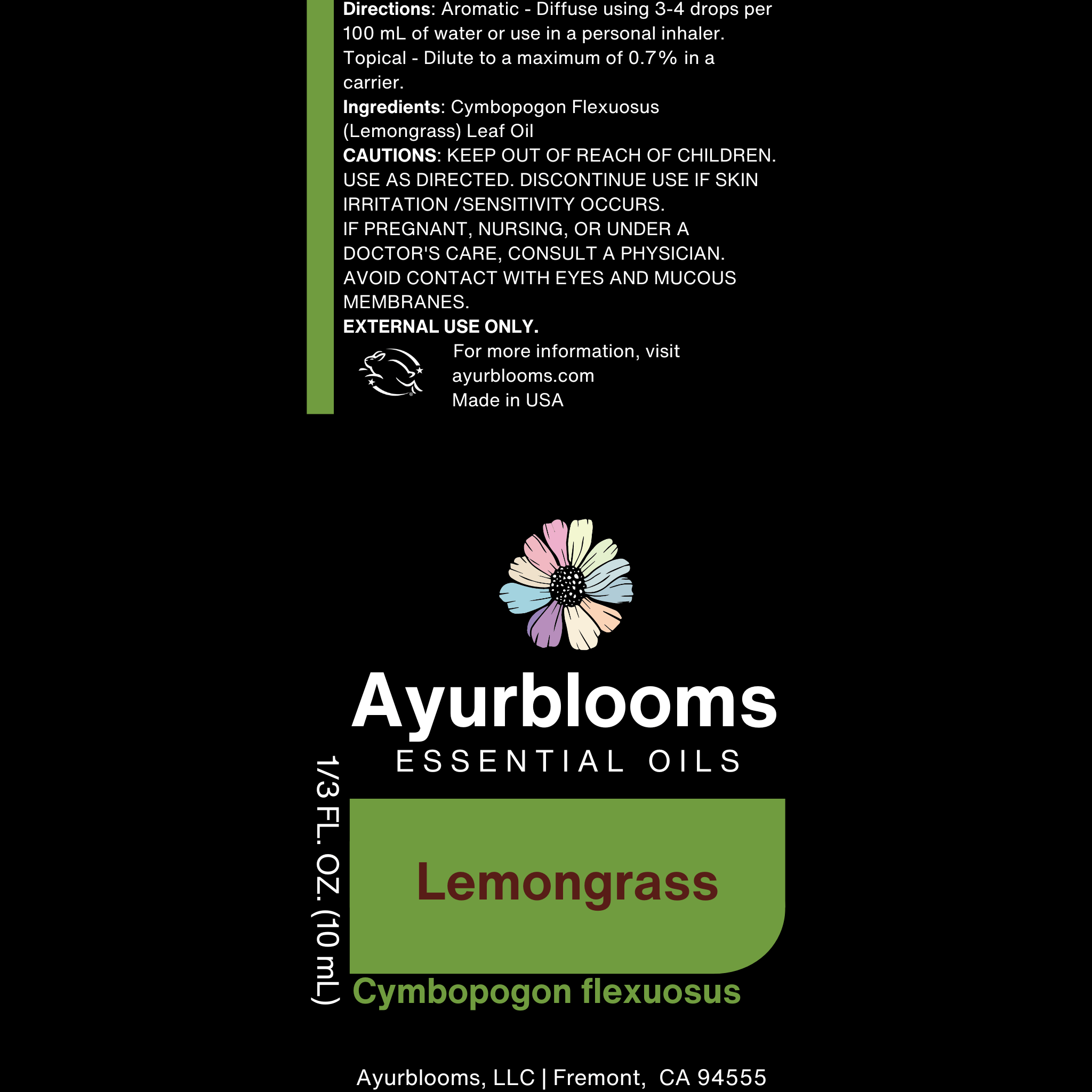 Ayurblooms Lemongrass Essential Oil