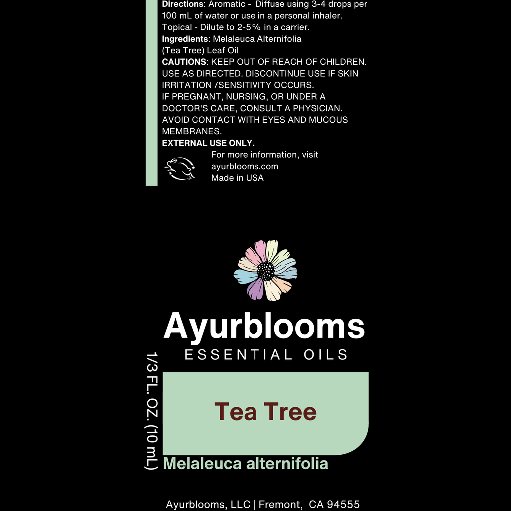 Tea Tree Essential Oil - 100% Pure Therapeutic Grade for Skin & Aromatherapy