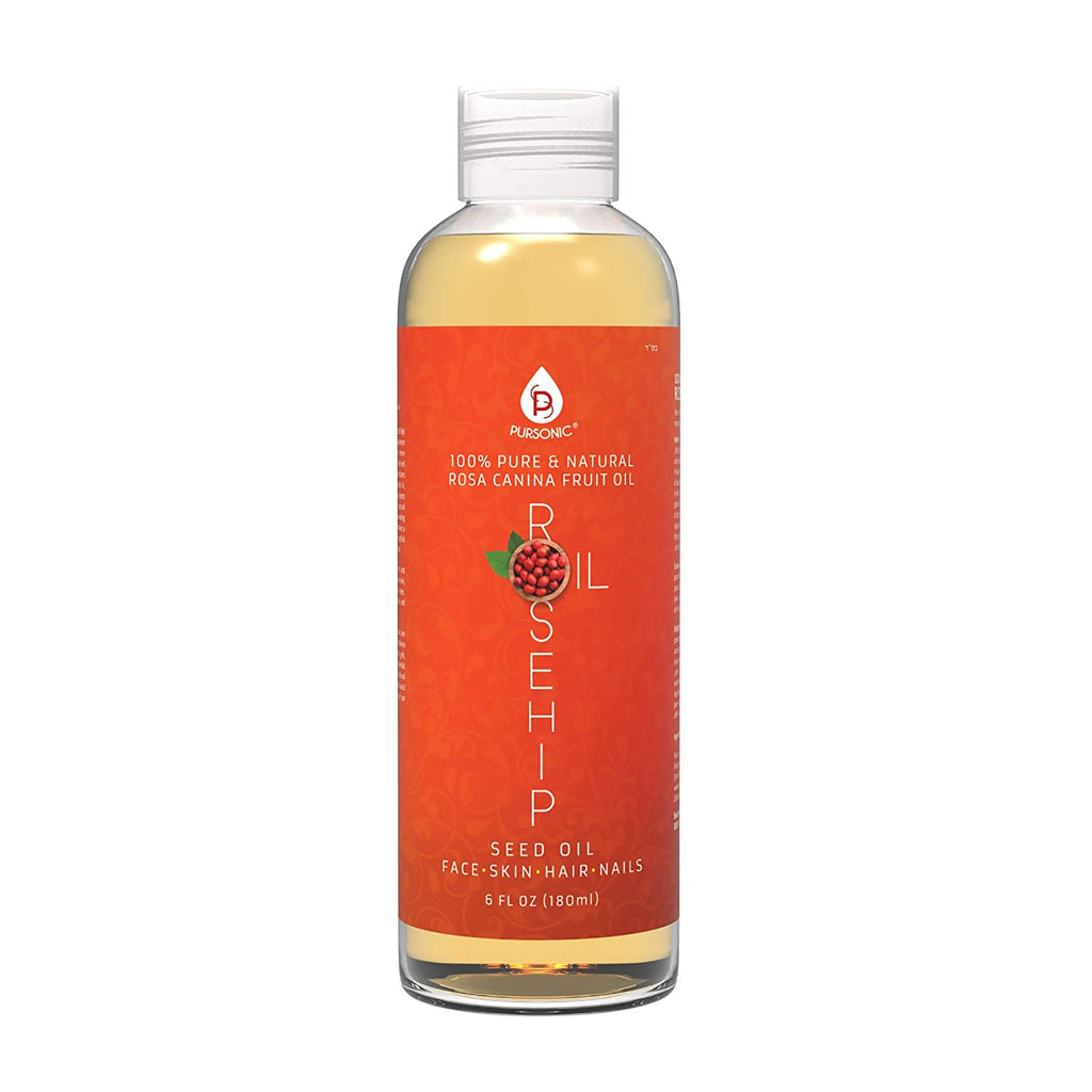 Pursonic Cold Pressed Premium Rosehip Seed Oil 6 Oz