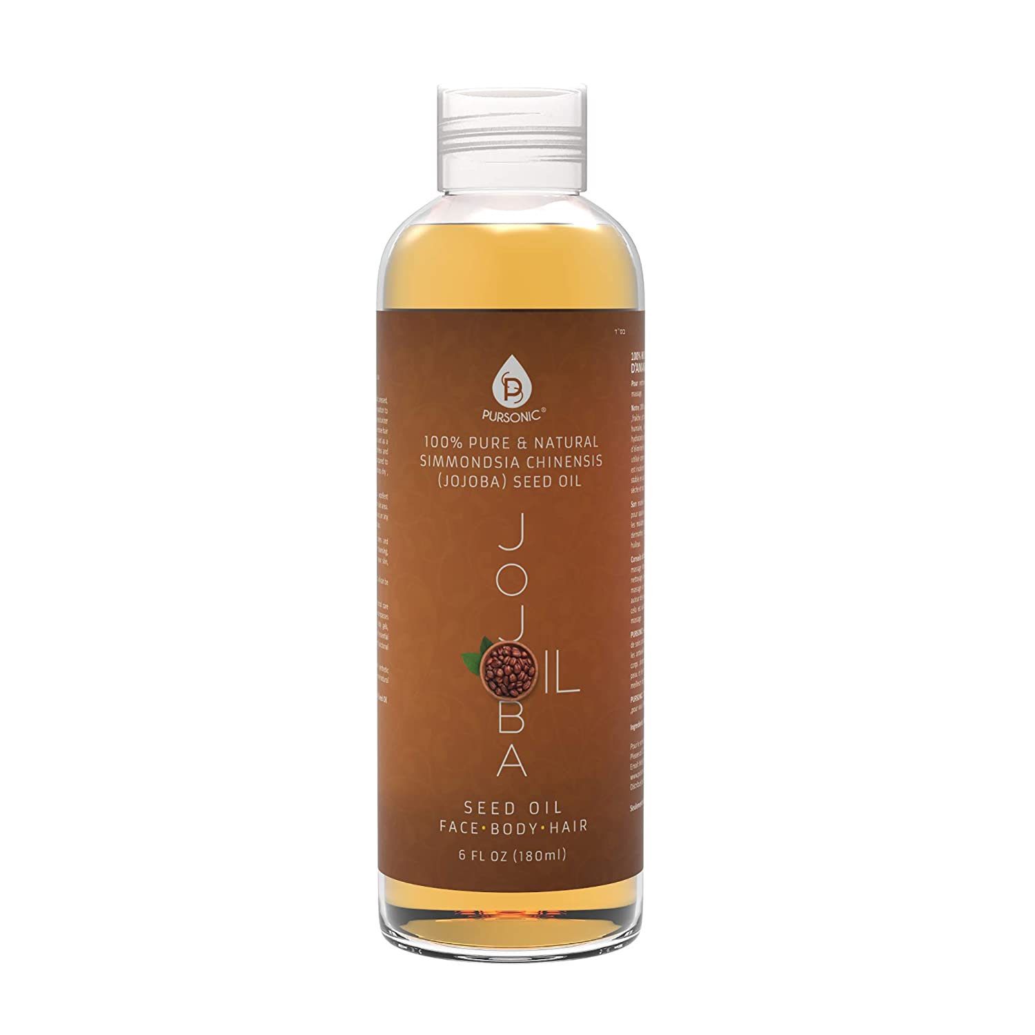Pursonic Golden Jojoba Oil 6 Oz