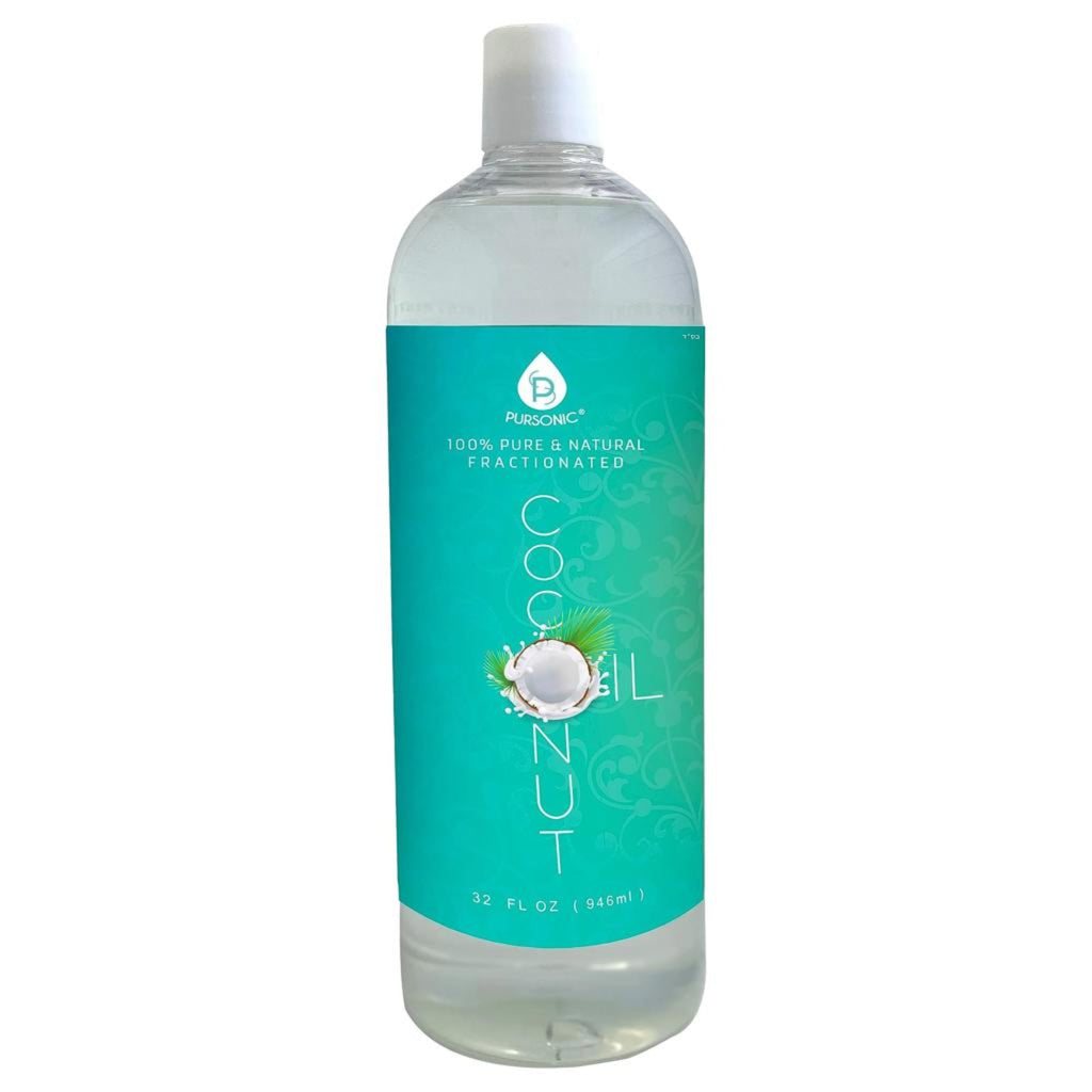 Pursonic Fractionated Coconut Massage Oil, 32 Fl Oz