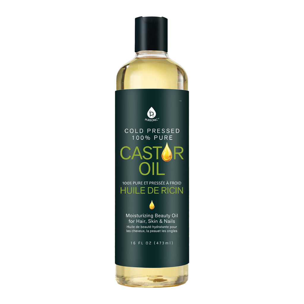 Pursonic Cold Pressed Castor Oil 16 Oz